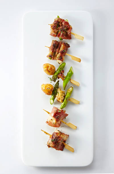 istock Fine western food snack on white background 1087680444