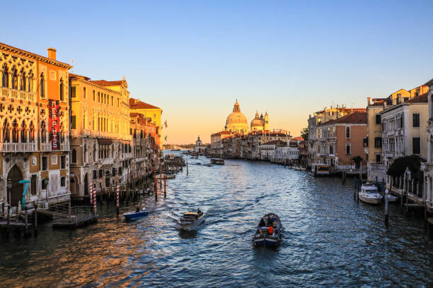 istock Italy Venice Ponte dell'Accademia Sunset 1087685376
