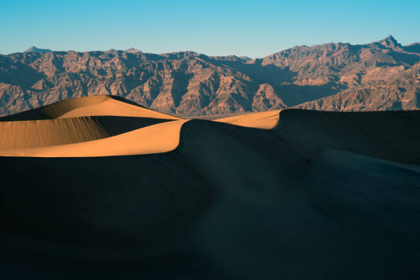 istock Mesquite Flat Sand Dunes with mountain view, Death Valley National Park 1087717346