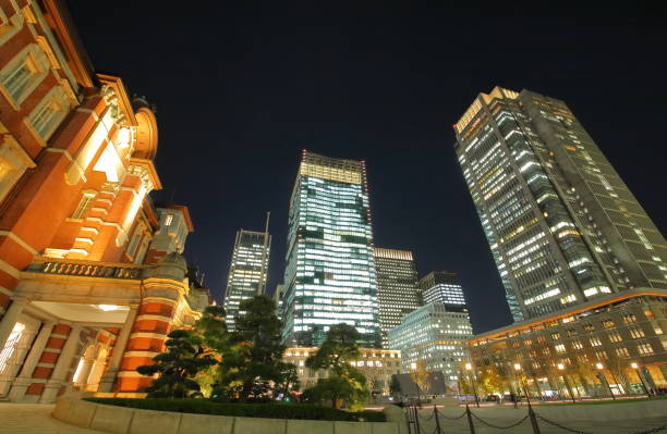istock Tokyo downtown night cityscape Tokyo Japan 1087720568