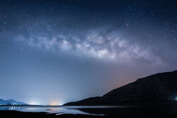 istock Milky Way. Night sky with stars. 1087723864