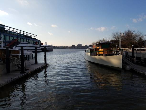 istock Hudson River harbor and piers 1087726910