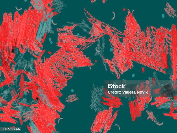 Drawing Crayons Header Creative Crayon Header Stock Illustration - Download Image Now ...