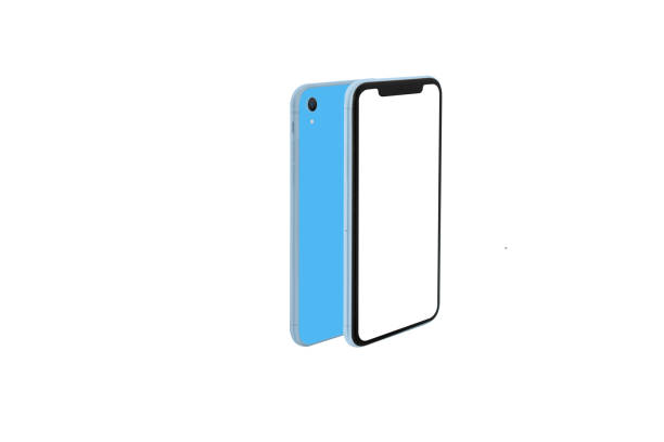 istock New version of slim smartphone  with blank white screen 1087742800