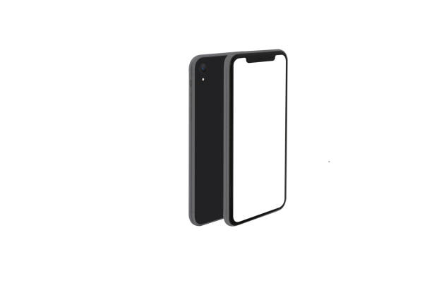 istock New version of slim smartphone  with blank white screen 1087742806