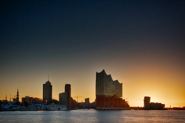 Elbphilharmonie Hamburg at sunrise