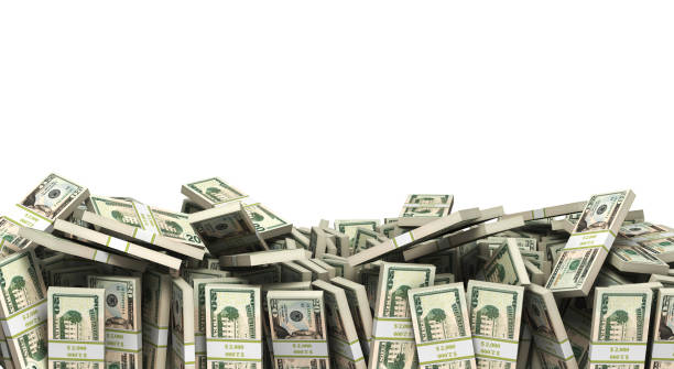 $20 Banknote 3d render $20 banknote (isolated on white and clipping path) us currency twenty dollar bill number 20 usa stock pictures, royalty-free photos & images