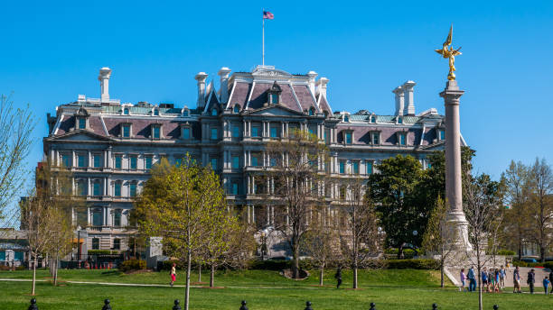 istock Carvings and Architecture at the Old Executive Building in Washington DC 1087775148