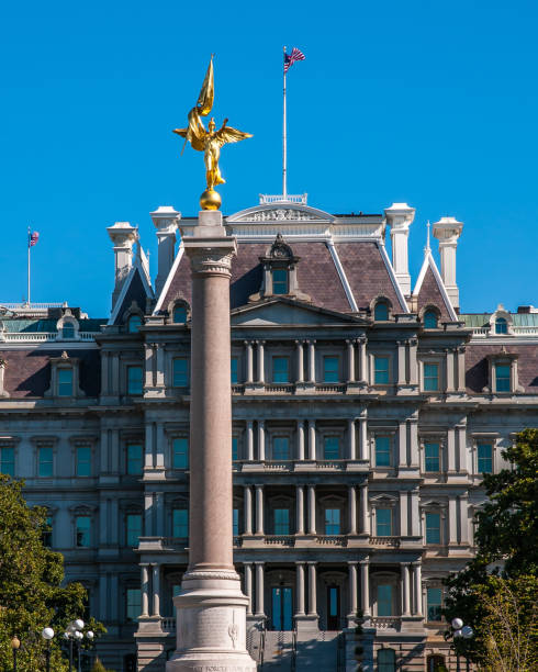 istock Carvings and Architecture at the Old Executive Building in Washington DC 1087775150