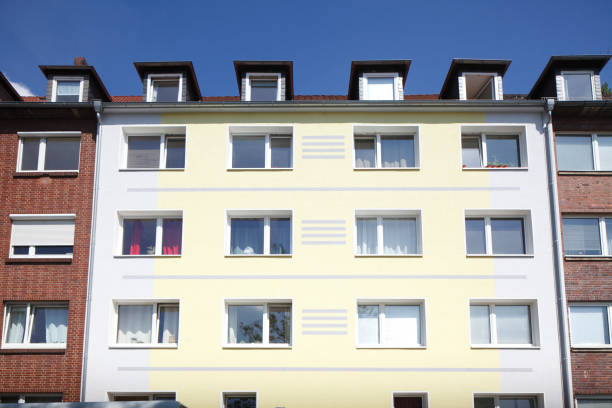 istock Modern residential building, terraced houses 1087778240