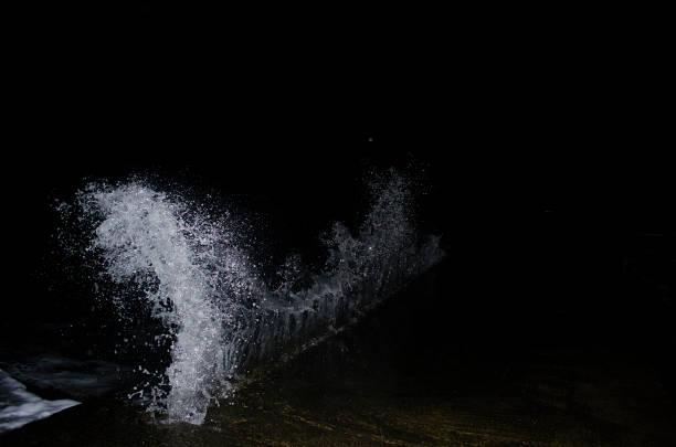 istock Splashing wave on the Black sea. 1087801766