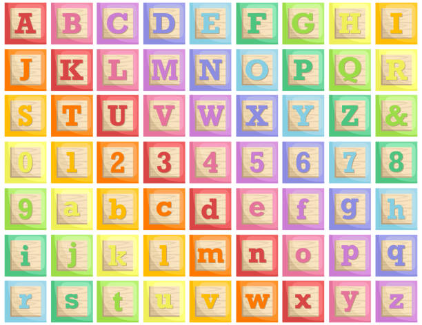 Numbers In Block Letters 14,200+ Numbered Blocks Stock Illustrations, Royalty-Free Vector ...