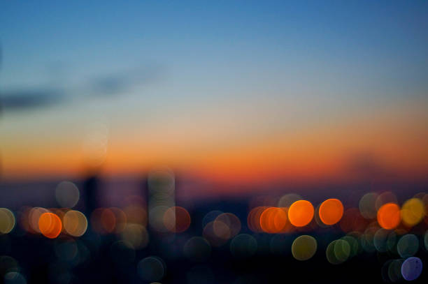 istock sunset, city and bokeh 1087821676