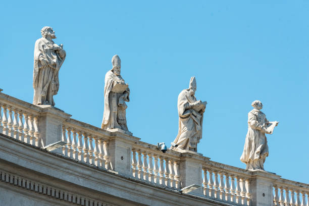 istock Statues of St. Peter's Square 1087839188