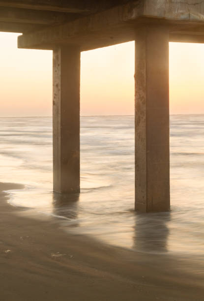 istock Under the Horace Caldwell Pier along the Texas Coast 1087847324