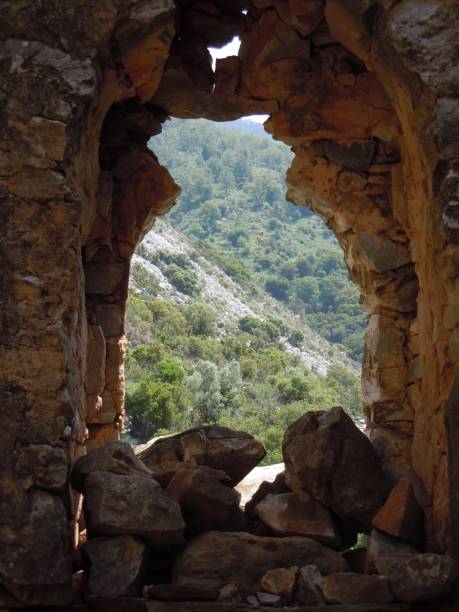 istock Ruins of an ancient Mani-Tower in Greece 1087859198
