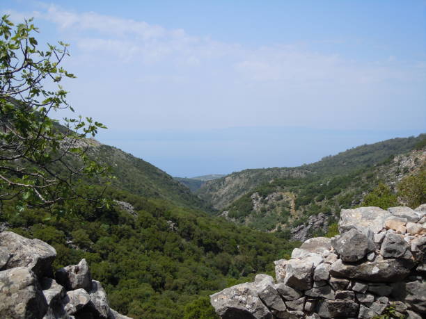 istock Ruins of an ancient Mani-Tower in Greece 1087859214