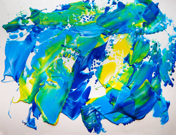 istock Abstract art painting for background, texture 1087865674