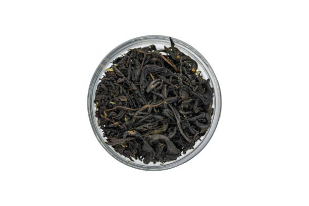 istock Fireweed tea with thyme herb, close up. Great willowherb or rosebay herbal healthy drink, black tea, macro. 1087866926