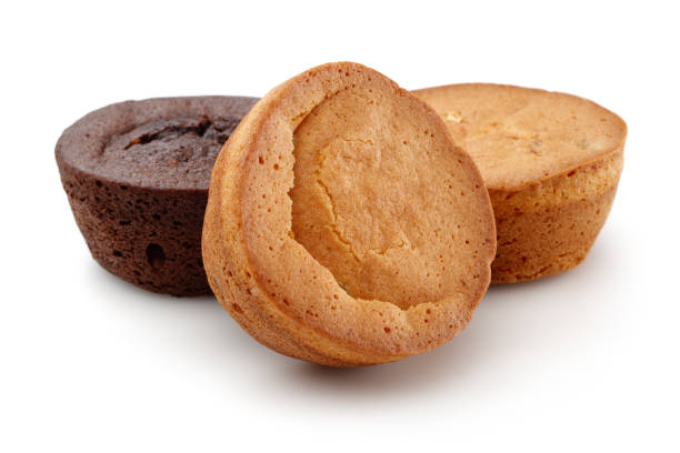 istock Vanilla and cocoa cake on white background 1087876096