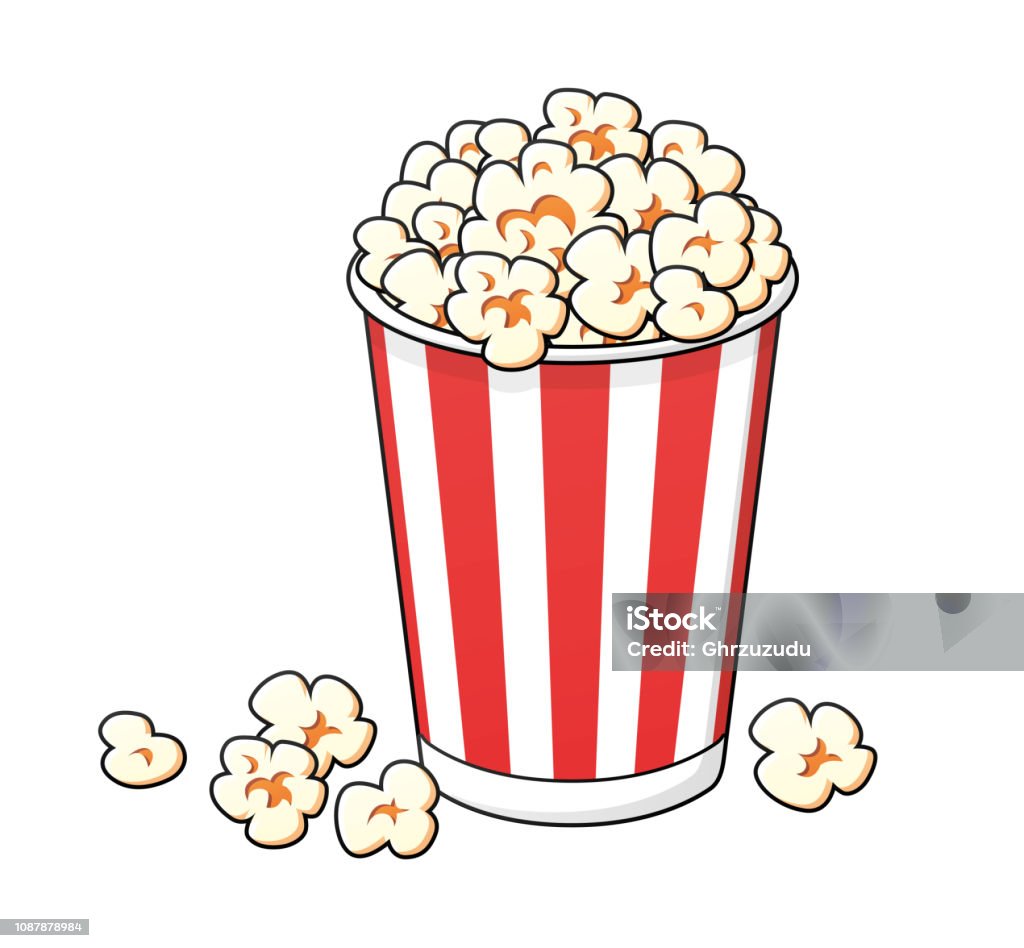 Popcorn Bucket Stock Illustration - Download Image Now - Popcorn, Cartoon, Movie - iStock Popcorn Bucket Stock Illustration - Download Image Now - Popcorn, Cartoon, Movie - iStock
