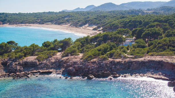 istock Turquoise water, forest and beaches in Mallorca 1087879278