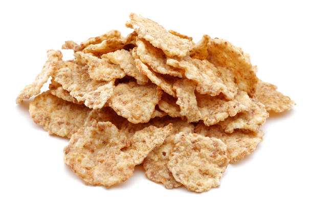 istock Heap of cereal on white background 1087884652