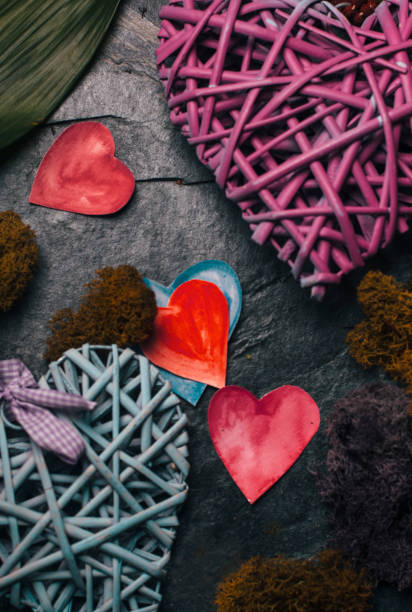 istock heart on background love texture natural beauty 1087906314