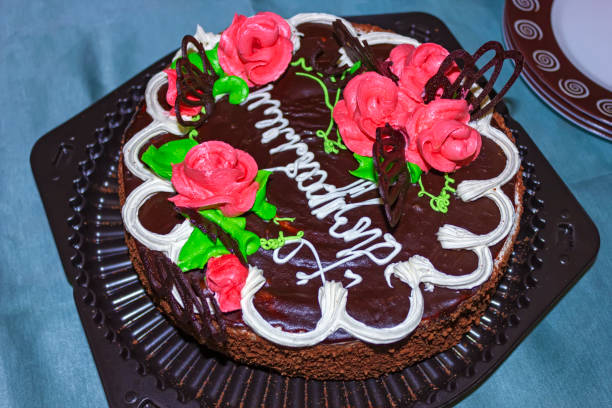 istock sponge cake with chocolate icing and butter cream 1087912654
