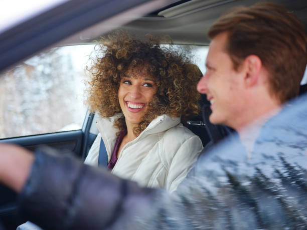 istock Young Adults Enjoying a Winter Outing 1087912750