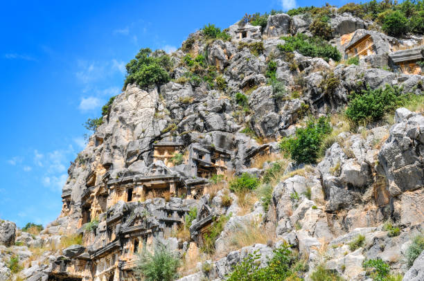 istock lycian tombs in Demre (Myra), Turkey. 1087915962