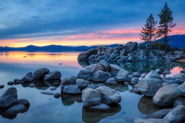 istock Colorful Sunset at Sand Harbor 1087916998
