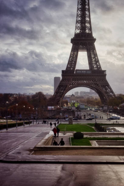 istock Eiffel Tower on a Cloudy Autumn Day 1087917058