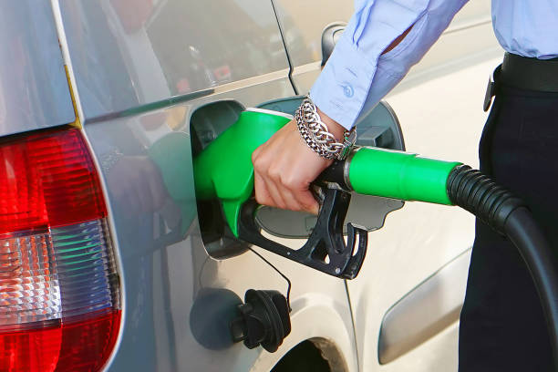istock Close-up refuel gasoline in gas-station 1087920040