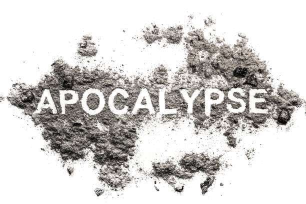istock Apocalypse word in ash, dust, dirt 1087927434
