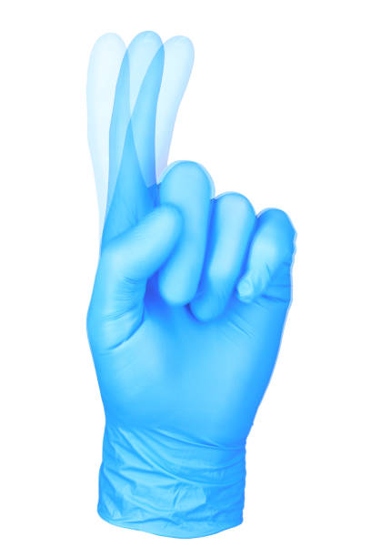 istock photo hand isolated glove pointing gesture 1087939966