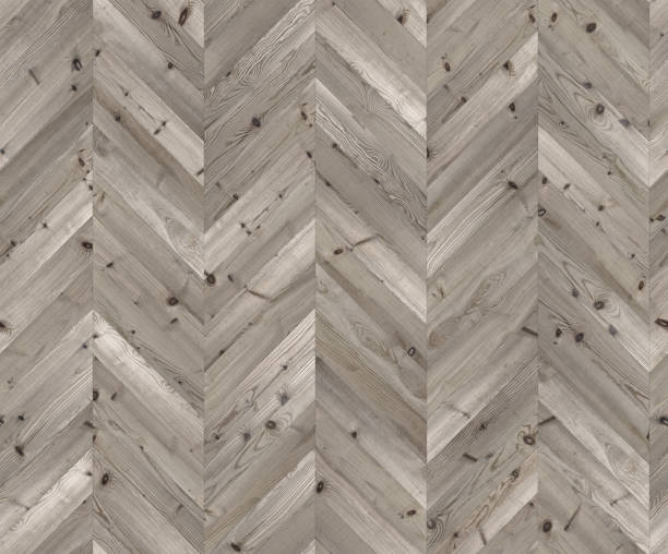 istock Chevron natural parquet seamless floor texture 1087943660