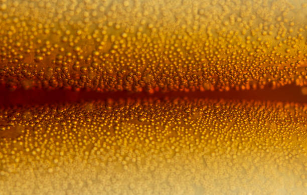 Water Drops On Orange Background Texture Cola colorful waterdrop