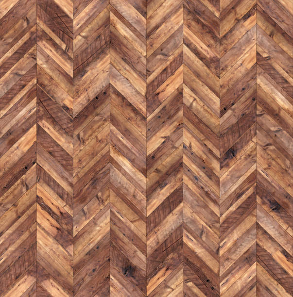 istock Chevron natural parquet seamless floor texture 1087947058