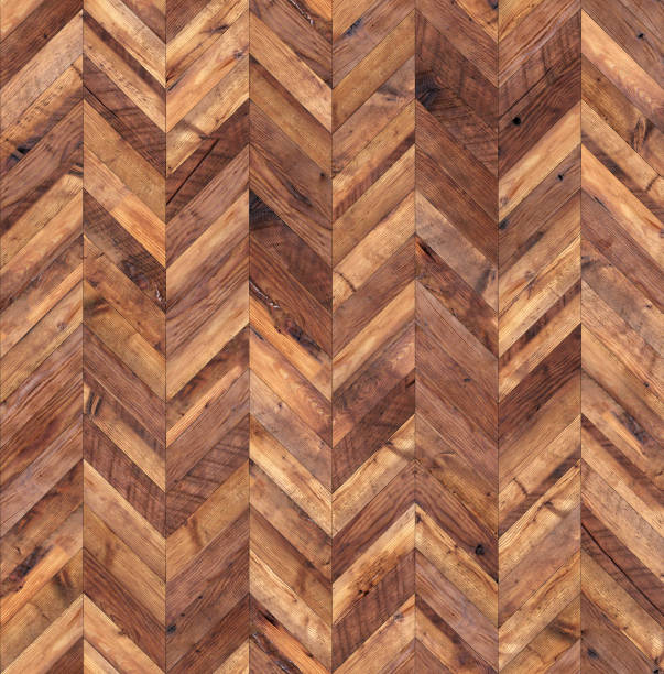 istock Chevron natural parquet seamless floor texture 1087947100
