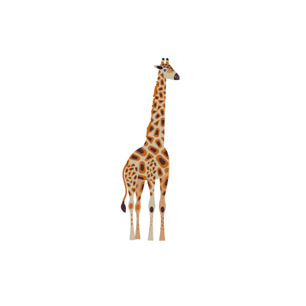 istock Cartoon style icon of giraffe. Cute character for different design. 1087956710