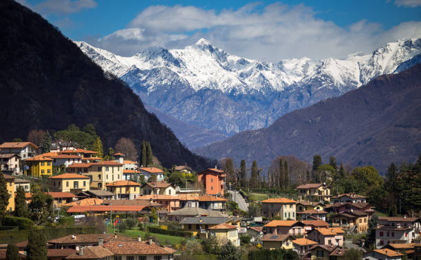 istock Alps Towering Over Menaggio, Italy 1087971698