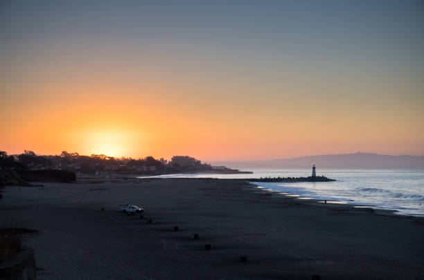 istock Sun Peeping Over Horizon in Santa Cruz 1087971892
