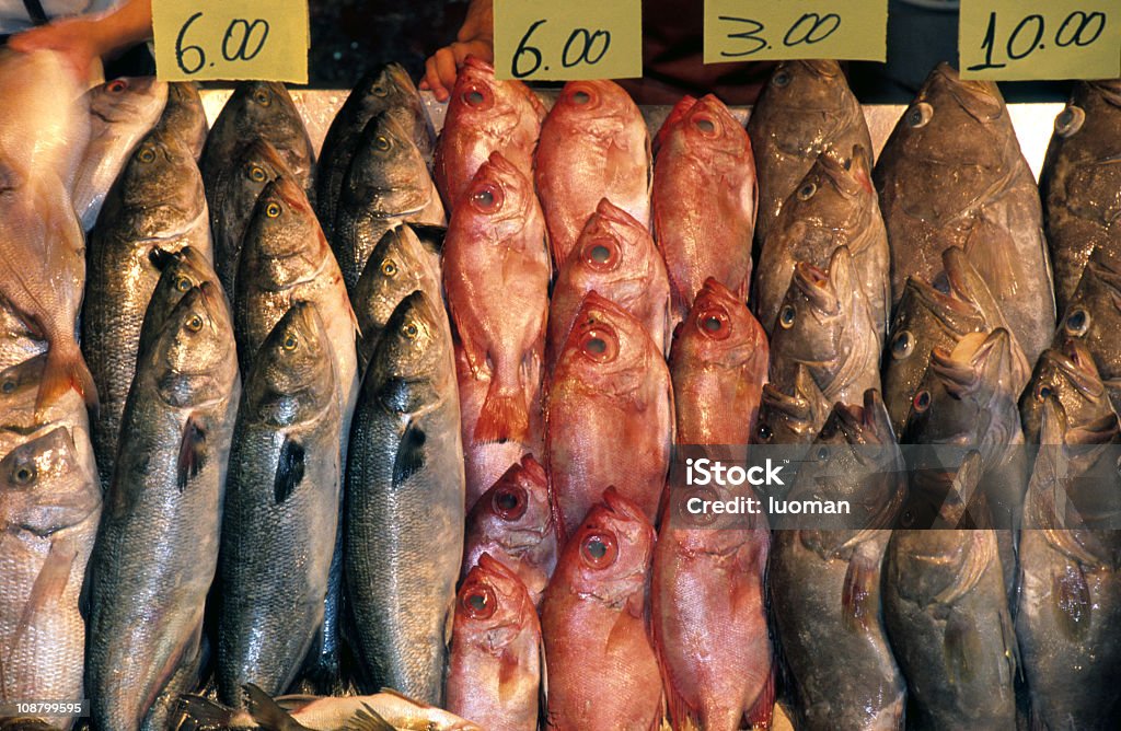 Fish Market - Lizenzfrei Ansicht aus erhöhter Perspektive Stock-Foto