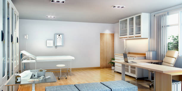 istock 3d rendering first aid room near office 1088006498
