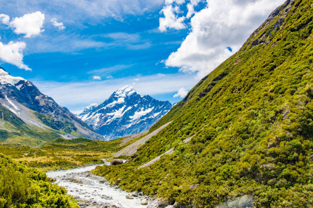 istock New Zealand Mount Cook. Hooker valley track. 1088020442