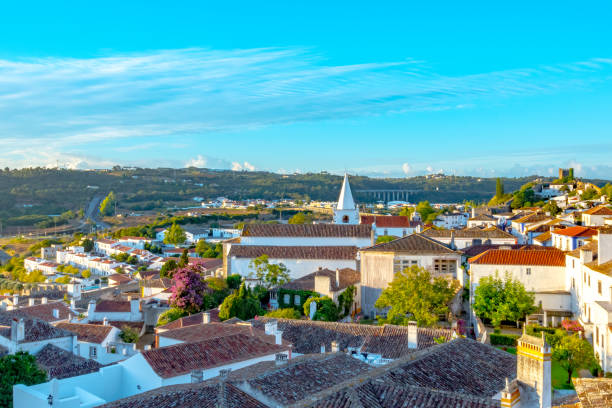 istock Obidos, Portugal at sunset 1088027706