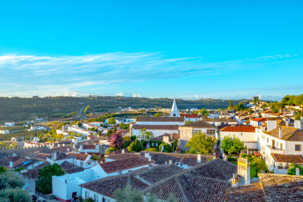 istock Obidos, Portugal at sunset 1088027712