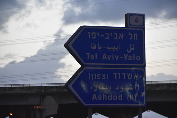 istock Road sign, Israel 1088039168