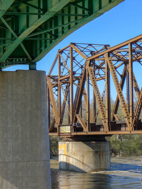 istock View of a train bridge in Winnipeg, Manitoba 1088043632